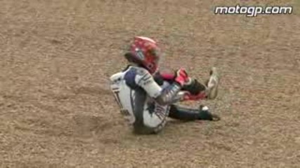 Падане На Jorge Lorenzo