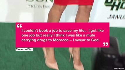Cameron Diaz thinks she may have been a drug mule in the 90s