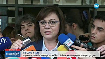 Корнелия Нинова подаде оставка