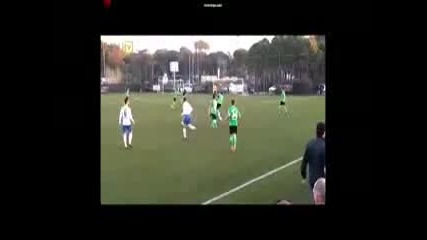 Феноменален гол в последната секунда на приятелски мач!