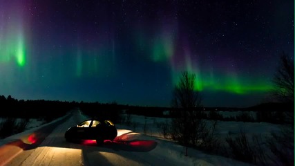 Северното сияние [ Time lapse ]