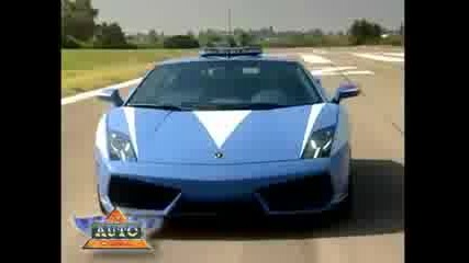 Най - бързата полицейска кола (италия) Lamborghini Donates Gallardo Lp560 - 4