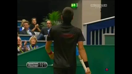 Youzhny vs Djokovic 2010 Rotterdam - Semi Final 