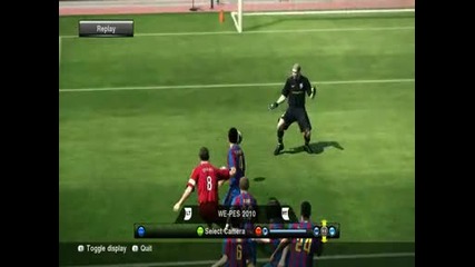 pes2010 demo Джерард матира Барселона