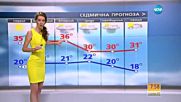 Прогноза за времето (31.07.2016 - сутрешна)