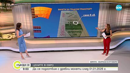 „Еврото – въпроси и отговори”: Колко ще струват билетите за градския транспорт в големите градове