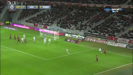 Лил - Рен 1:0 /първо полувреме/