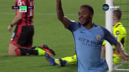 Стърлинг обожава да вкарва на Борнемут - 1:0 за Сити