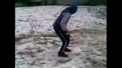 Snowbordisti Se Izlagat