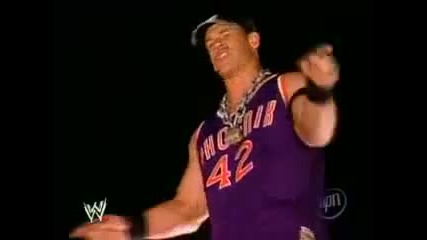 Wwe Smackdown 2004 John Cena Rapping On The Rock And Stone Cold Steve Austin