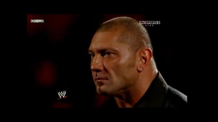 Wwe Raw 29.03.10 Wwe Champion John Cena confronted Batista: Jack Swagger attacked The Champ 
