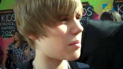 Justin Bieber - на наградите 2010 nickelodeon kids choice awards 