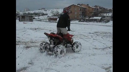 honda cr85 Георги Шишков и atv Ангел 