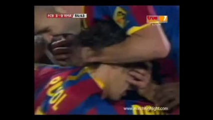 Барселона 3 - 0 Реал М. - 55мин (3ти гол - Вийя ) . 29.11.10 