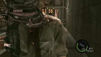 Resident Evil 5 in Slowmotion - Albert Wesker Melee moves