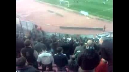 Panionios - Paok (paok Fans Before The Game)