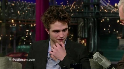 Hd Robert Pattinson - Late Show with David Letterman - Nov 18 2009 - Part 1 