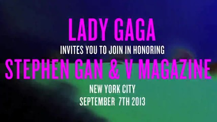 Lady Gaga на парти на V Magazine