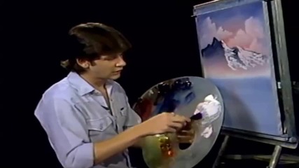 S07 Радостта на живописта с Bob Ross E09 - езеро край планина ღобучение в рисуване, живописღ