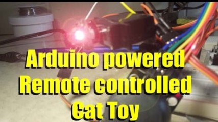 Make an Arduino Powered Remote Control Laser Cat Toy