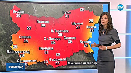 Прогноза за времето (26.05.2019 - централна емисия)