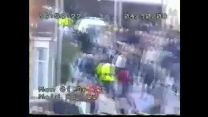 Football Hooligans - Wrexham v Port Vale 