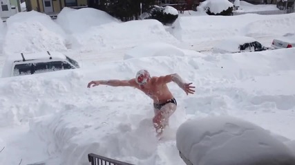 Плуване в сняг