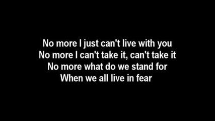 Three Days Grace - No More (with Lyrics ) 