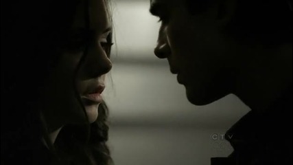The Vampire Diaries - Season1 Episode22 - Founders Day - Katherine and Damons kiss 
