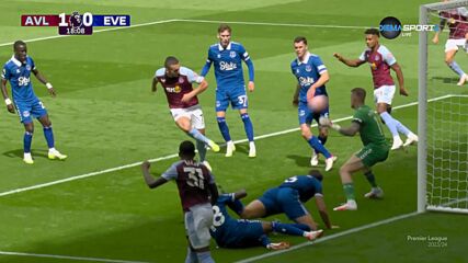 Aston Villa with a Goal vs. Everton