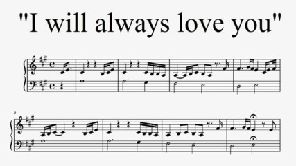 "I will always love you" - Whitney Houston (Piano Cover)