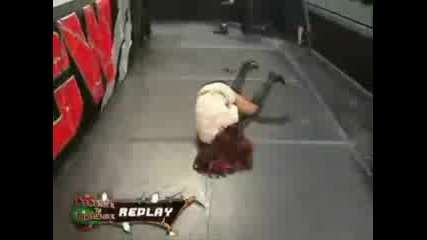 Johnny Morrison Did a Drop kick To Melina 