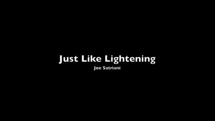 Joe Satriani - Just Like Lightening - Backing Track