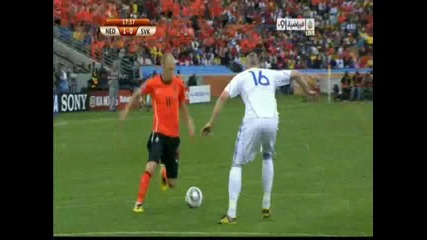 Холандия - Словакия 1:0 *световно първенство Юар 2010* 28.06.10. 