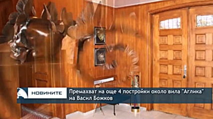 Премахват на още 4 постройки около вила "Аглика" на Васил Божков