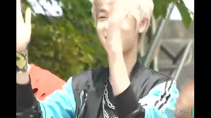 Fancam 120805 L.joe clapping his hands inki fm