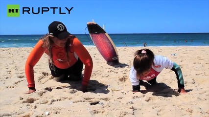 Meet Caroline Lima, The Nine-Year-Old Amputee Surfer