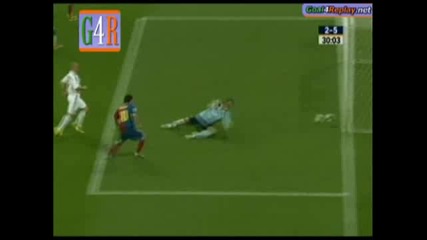 Real Madrid Vs. Barcelona 2 - 5 Messi Goal 02.05.2009