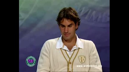 Roger Federer Interview