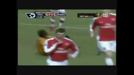 Атака в стил Арсенал и гол на Аршавин ! Хъл Сити 0 - 1 Арсенал 