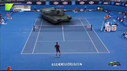 Джокович срещу танка Абрамс