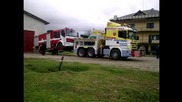 Репатриране на пожарен автомобил Рено от с. Бенковски до сервиза за ремонт 30.10.2014