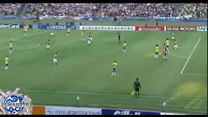 Бразилия 2-2 Парагвай 9.07.11