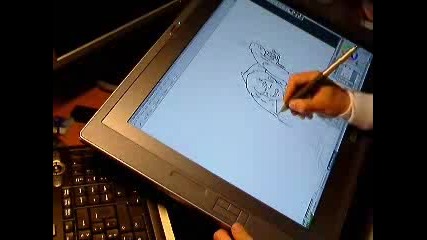 Wacom Cintiq 21ux In Action