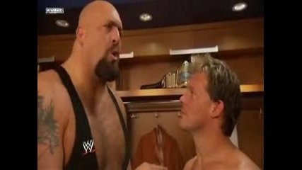 Backstage между Chris Jericho и Big Show [ Smackdown 05.03.10]