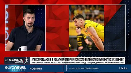 Алекс Грозданов вярва в силно волейболно лято за България | Темпото на Кари