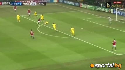 Милан 4:0 Арсенал - 1/8 Финал за Шл