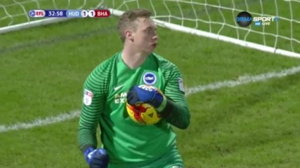 Хъдърсфийлд - Брайтън 3:1 /полувреме/