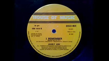 Leasly Ash I Remember 1983 
