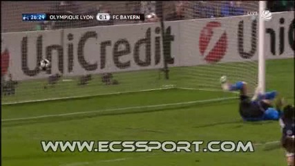 27.04.2010 Лион 0 - 1 Байерн Мюнхен първи гол на Ивица Олич 